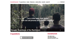 Desktop Screenshot of brandchannel.com